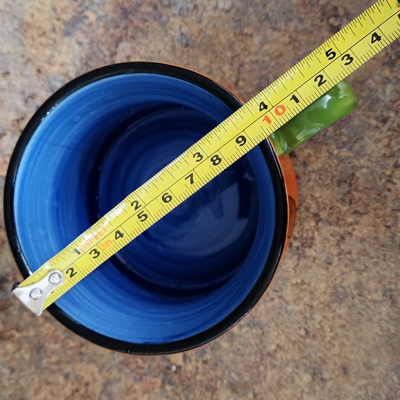 VTG* PIER ONE *OWL MUG* HAND PAINTED*CERAMIC/STONEWARE - Picture 8 of 8